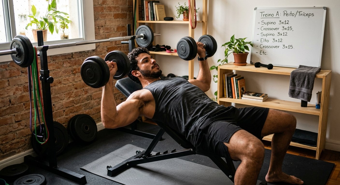 Treino para Ganhar Massa Muscular em Casa