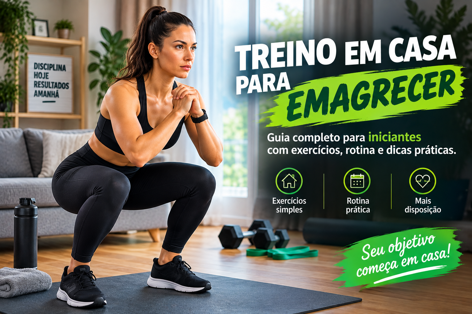 treino em casa para emagrecer